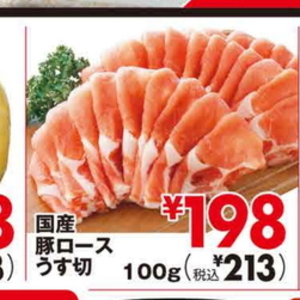 豚ロース薄切り