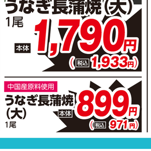 うなぎの蒲焼き