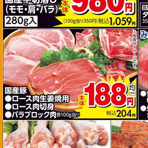 豚ロース薄切り