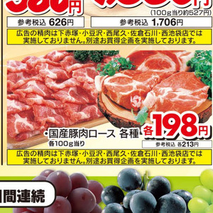 豚ロース薄切り