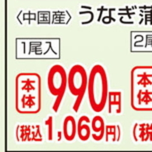 うなぎの蒲焼き
