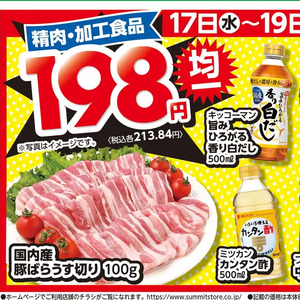 豚バラ薄切り