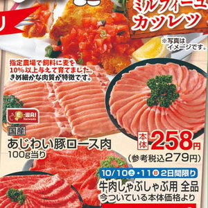 豚ロース薄切り