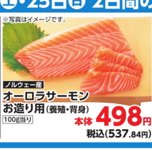 サーモン（刺身）