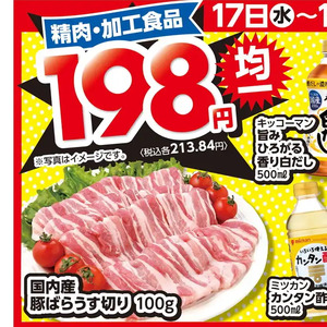 豚バラ薄切り