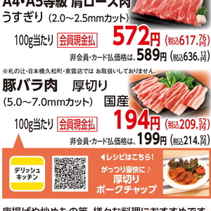 豚バラ薄切り
