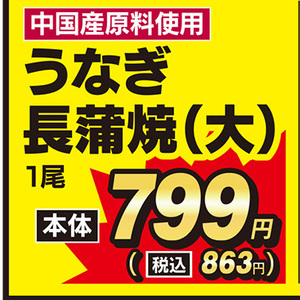 うなぎの蒲焼き