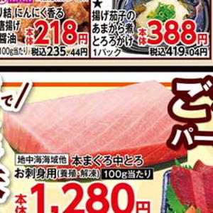 まぐろ中とろ