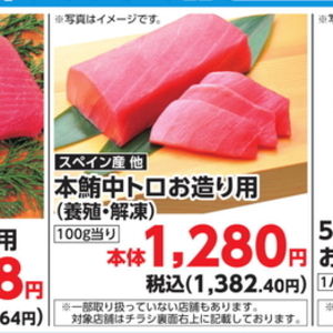 まぐろ中とろ