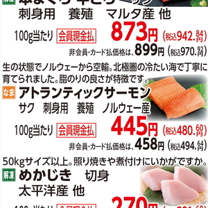 サーモン（さく取り）