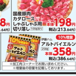 豚ロース薄切り