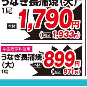 うなぎの蒲焼き