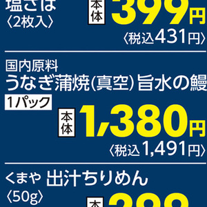 うなぎの蒲焼き