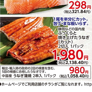 うなぎの蒲焼き