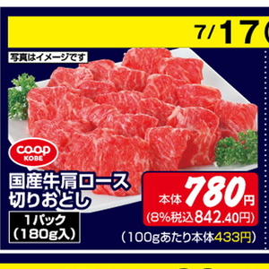 牛コマ・切落し