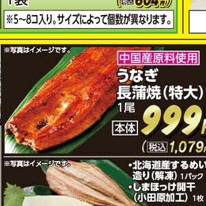 うなぎの蒲焼き