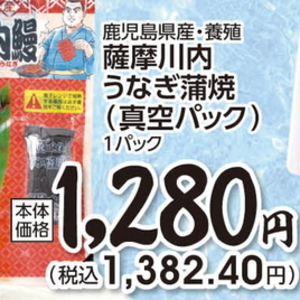 うなぎの蒲焼き