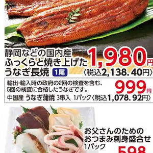 うなぎの蒲焼き