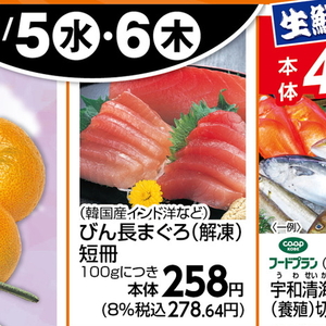 まぐろ（さく取り）