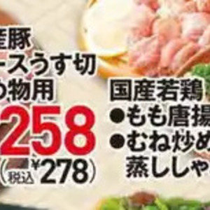 豚ロース薄切り
