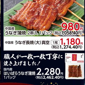 うなぎの蒲焼き