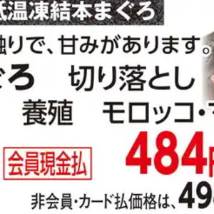 まぐろ（切落し）