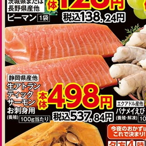 サーモン（刺身）