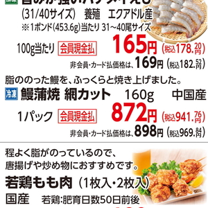 うなぎの蒲焼き