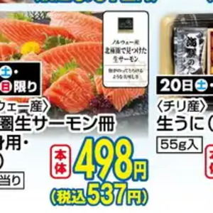 サーモン（刺身）