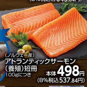 サーモン（さく取り）