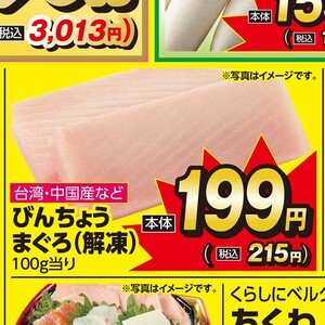 まぐろ（さく取り）