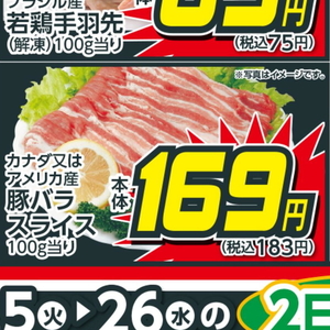 豚バラ薄切り
