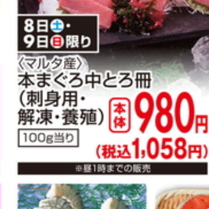 まぐろ中とろ