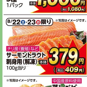 サーモン（刺身）