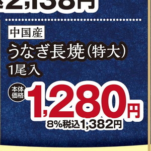 うなぎの蒲焼き