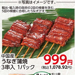 うなぎの蒲焼き