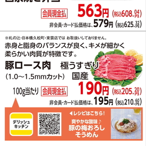 豚ロース薄切り
