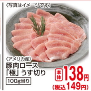 豚ロース薄切り