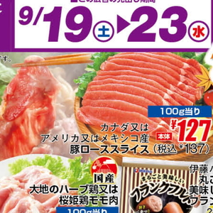 豚ロース薄切り