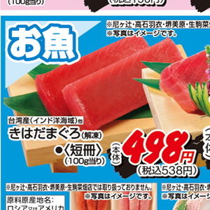 まぐろ（さく取り）