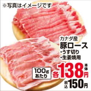 豚ロース薄切り