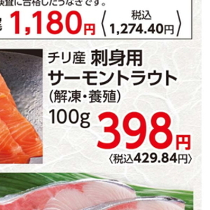 サーモン（刺身）