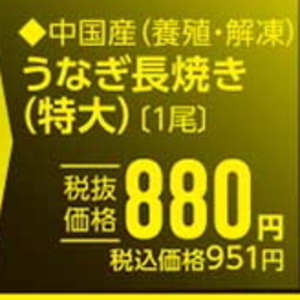 うなぎの蒲焼き