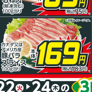 豚バラ薄切り
