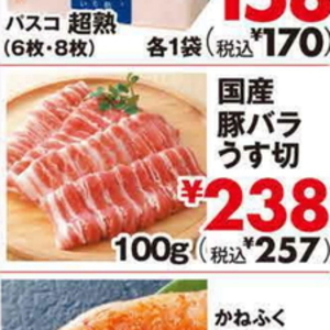 豚バラ薄切り
