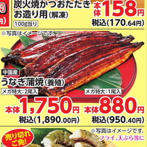うなぎの蒲焼き