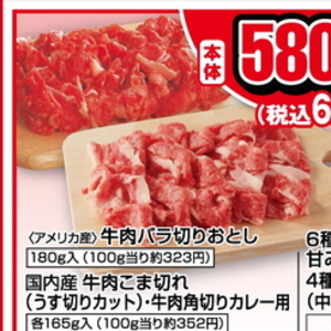 牛コマ・切落し