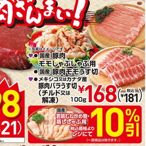 豚ロース薄切り