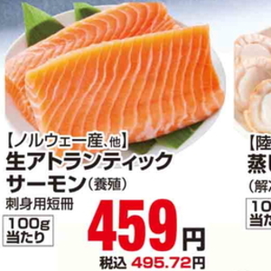 サーモン（さく取り）