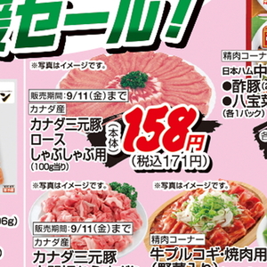 豚ロースしゃぶしゃぶ用